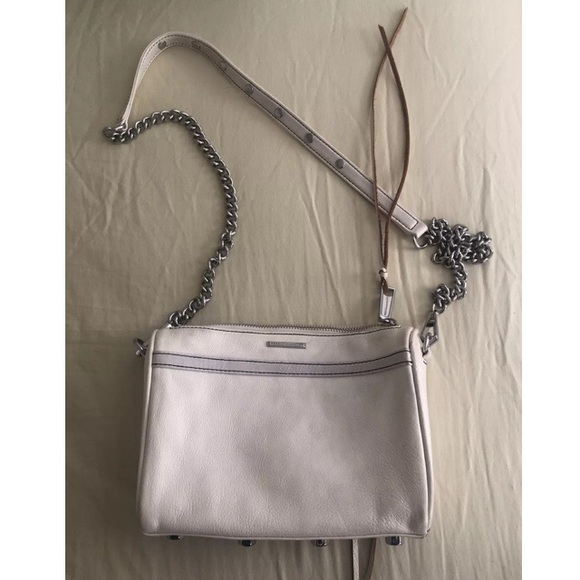 Rebecca Minkoff Mini Mac Antique White Purse - Picture 3 of 13